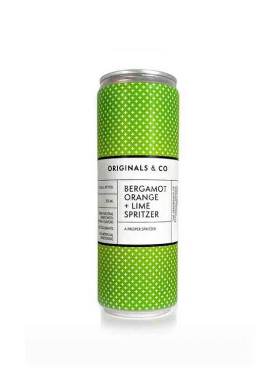 Originals & Co Bergamot Orange + Lime Spritzer 355mL 4/48Pk