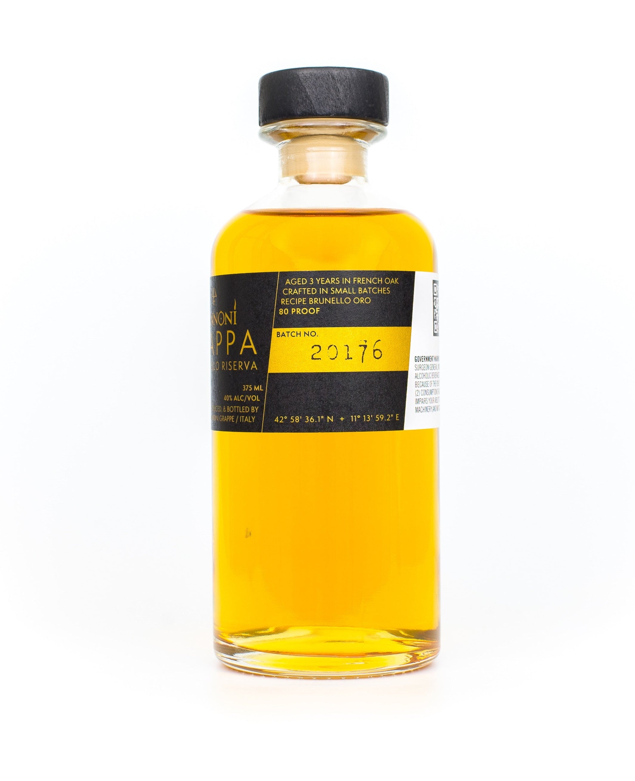 Nannoni Grappa di Brunello Riserva 375mL